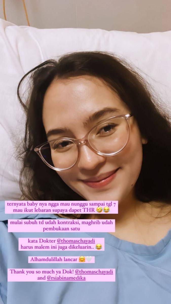 Lidi Brugman melahirkan anak kedua (Instagramcom/lidibrugman/)