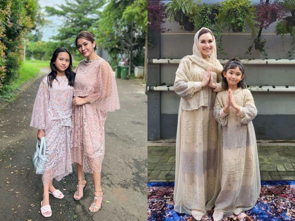 9 Artis Single Mother Rayakan Lebaran Bersama Anak Tercinta