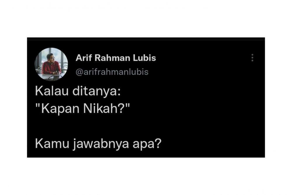 10 Jawaban Nyeleneh Jawab Pertanyaan Kapan Nikah Saat Kumpul Lebaran