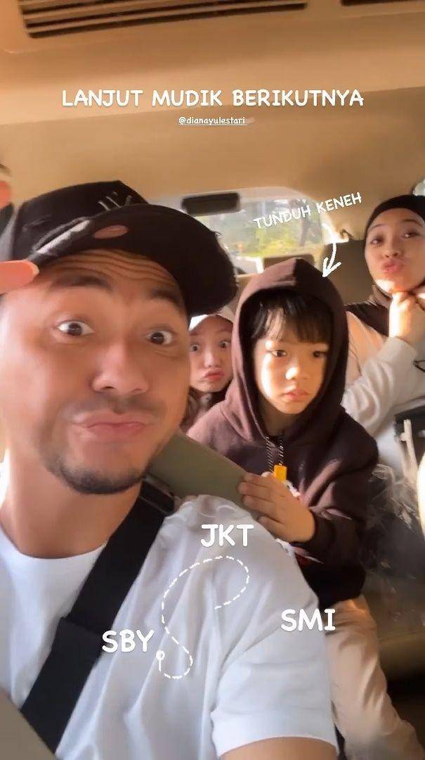 artis mudik Lebaran 2022 (instagram.com/omeshomesh)
