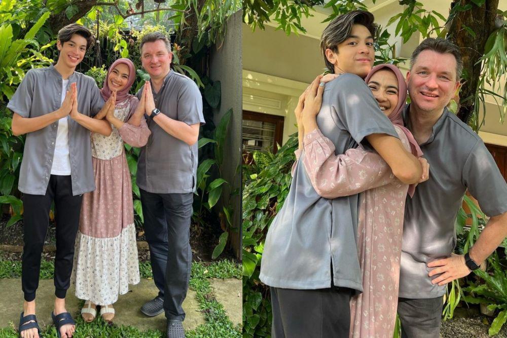 9 Potret Artis Senior Maudy Koesnaedi di Hari Lebaran, Pakai Hijab!