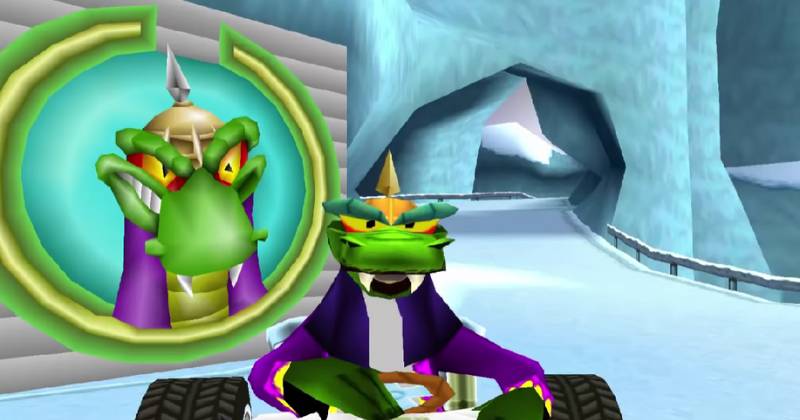 karakter Komodo Joe (dok. Naughty Dog/Crash Team Racing)