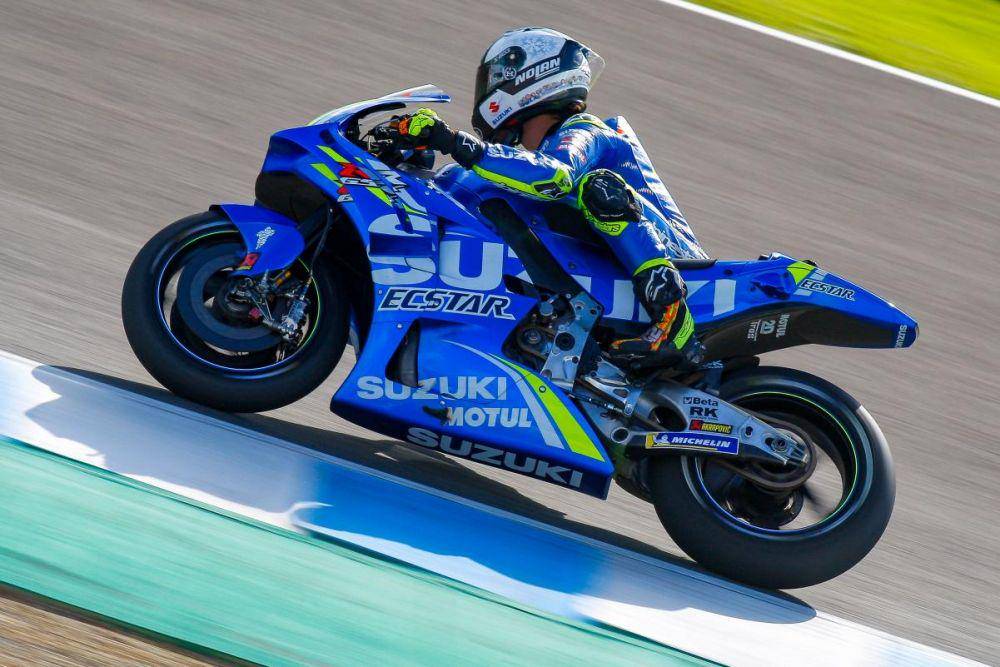 Alex Rins memacu GSX-RR 2018. (motogp.com)