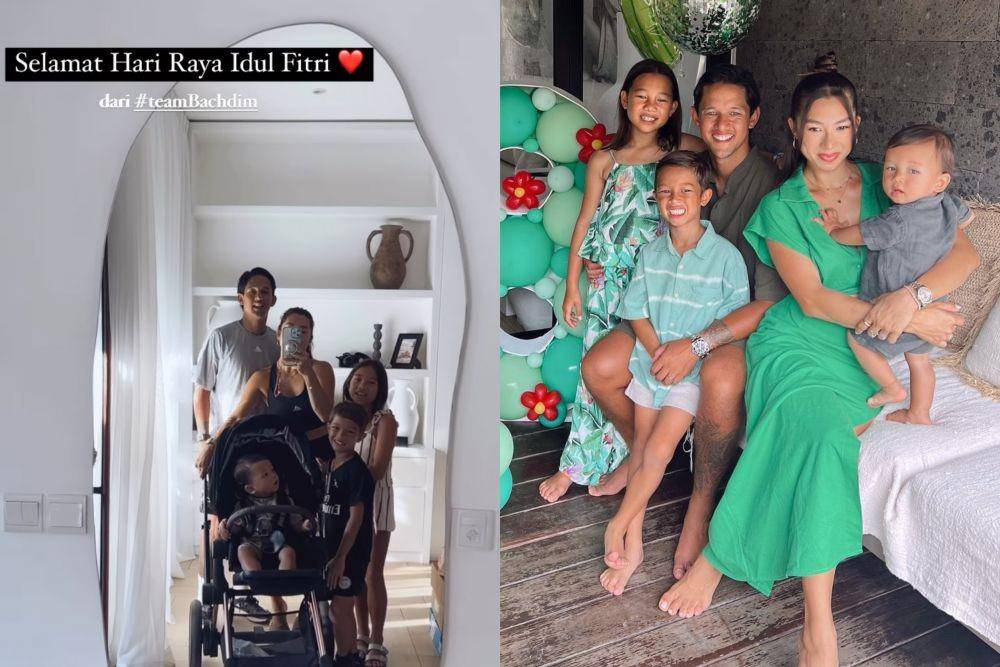 potret lebaran keluarga Irfan dan Jennifer Bachdim (instagram.com/jenniferbachdim)