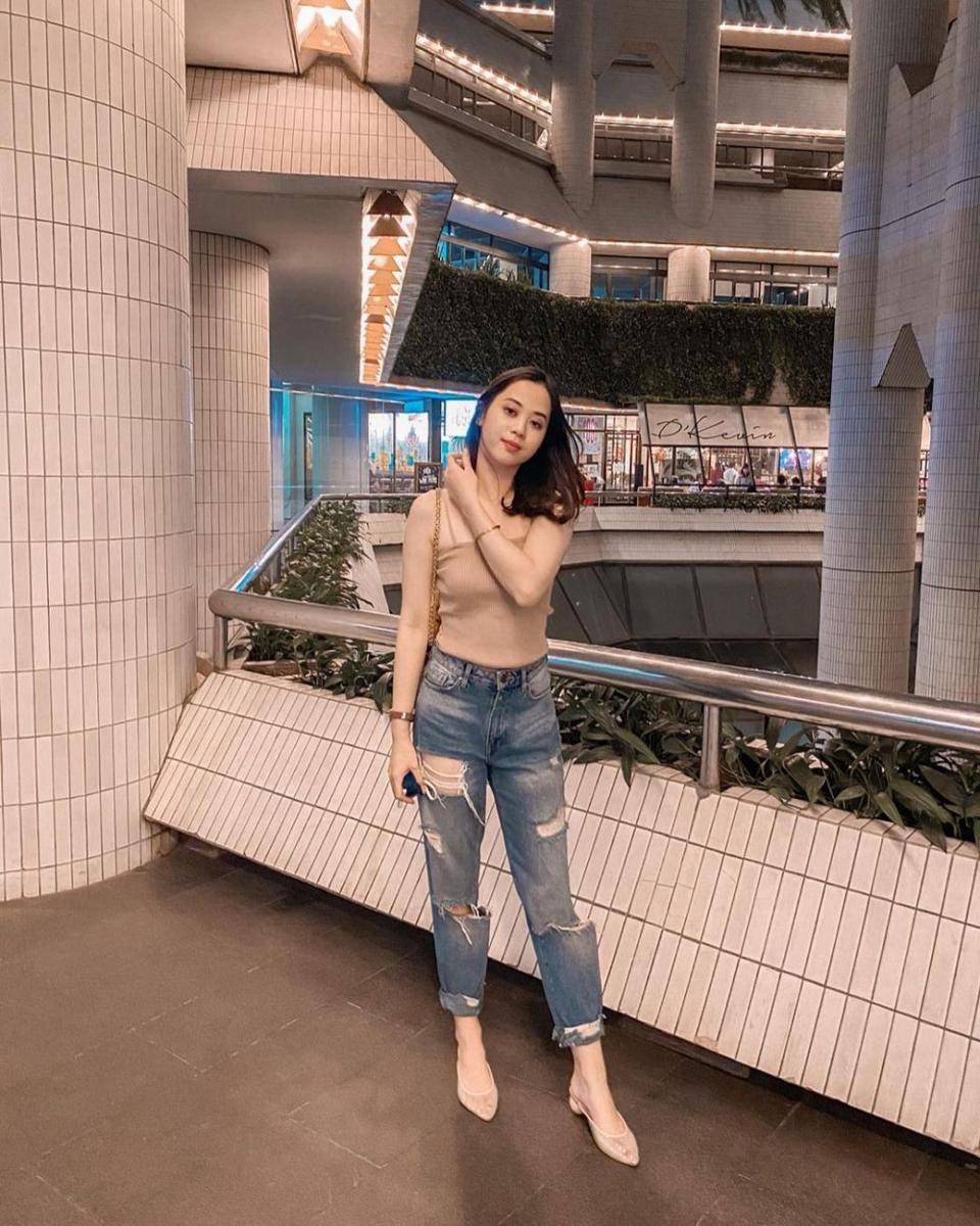 OOTD celana panjang ala Aurel Valen (instagram.com/Aurel Valen)