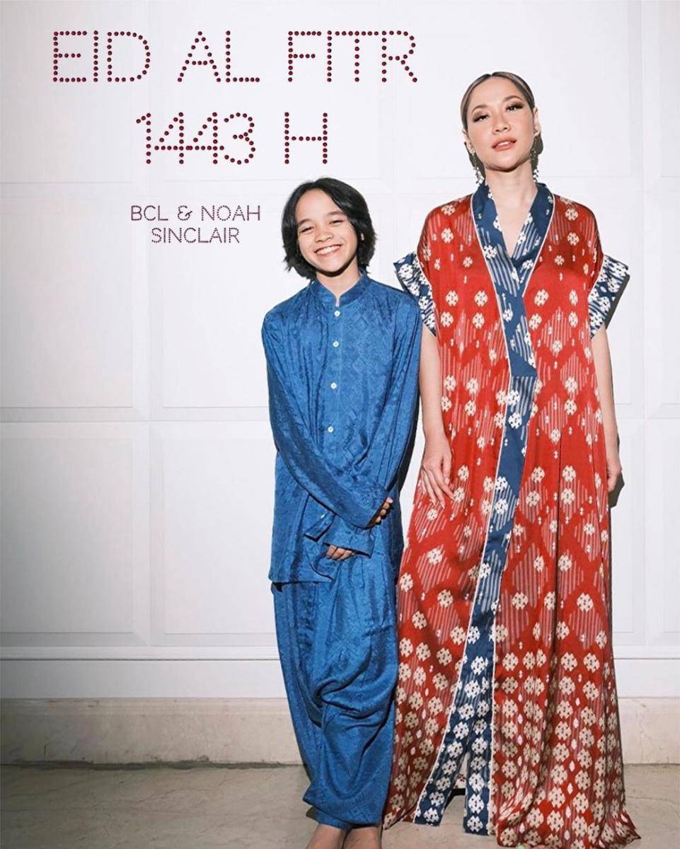 Lebaran Keluarga BCL (instagram.com/bclsinclair)