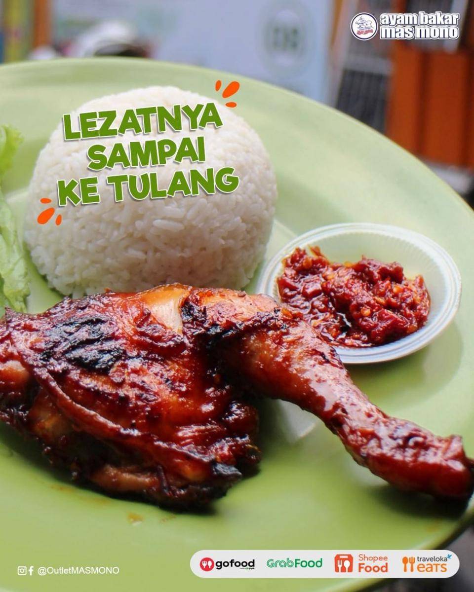 ayam bakar mas mono (Instagram.com/outletmasmono)