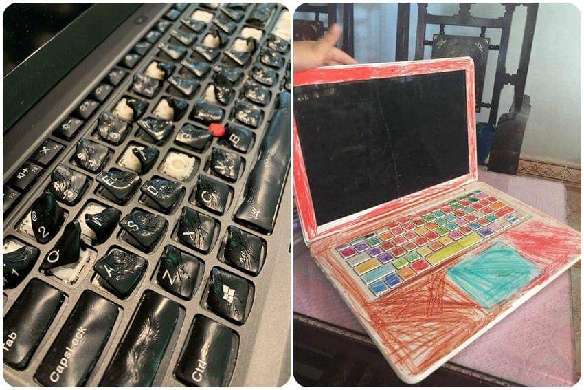 kolase foto barang elektronik rusak (reddit.com/user/IAteYourDogLoser | reddit.com/user/Son0fSun)