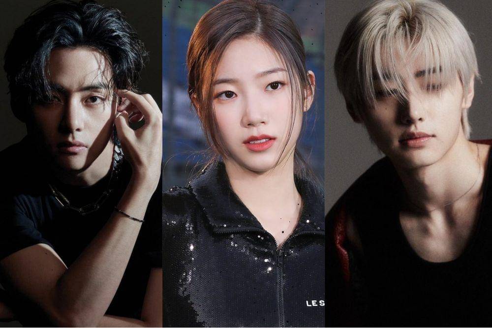 V BTS, Kazuha LE SSERAFIM, dan Sunghoon ENHYPEN (instagram.com/thv | instagram.com/le_sserafim | instagram.com/enhypen)
