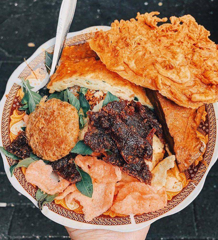 ilustrasi nasi ulam (instagram.com/jktfoodbang)