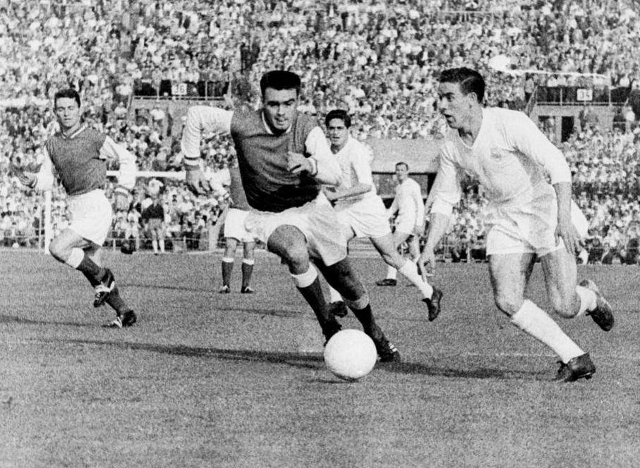 Real Madrid versus Stade De Reims pada 1959. (twitter.com/StadeDeReims)