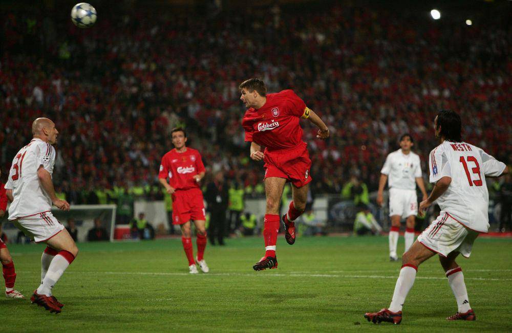 AC Milan versus Liverpool pada 2005. (twitter.com/ChampionsLeague)