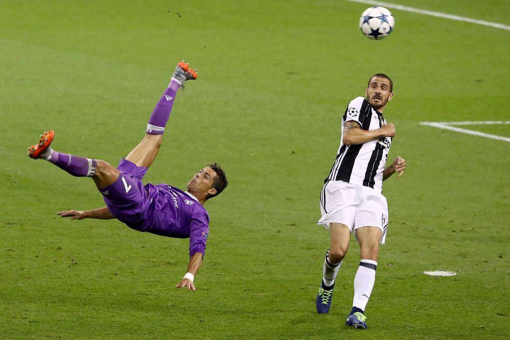 Juventus versus Real Madrid pada 2017. (twitter.com/ChampionsLeague)