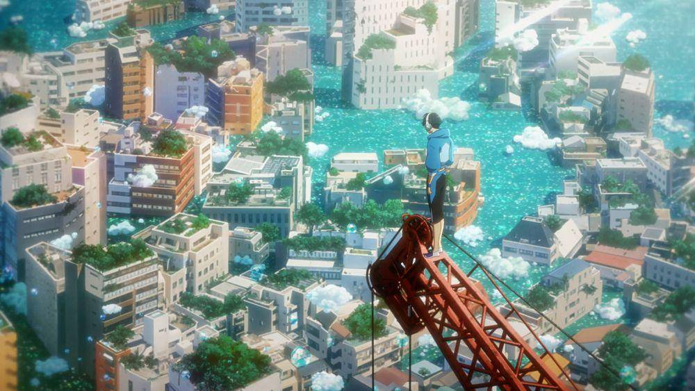 Pemandangan Kota Tokyo setelah ledakan gelembung. (dok. WIT STUDIO/Bubble)