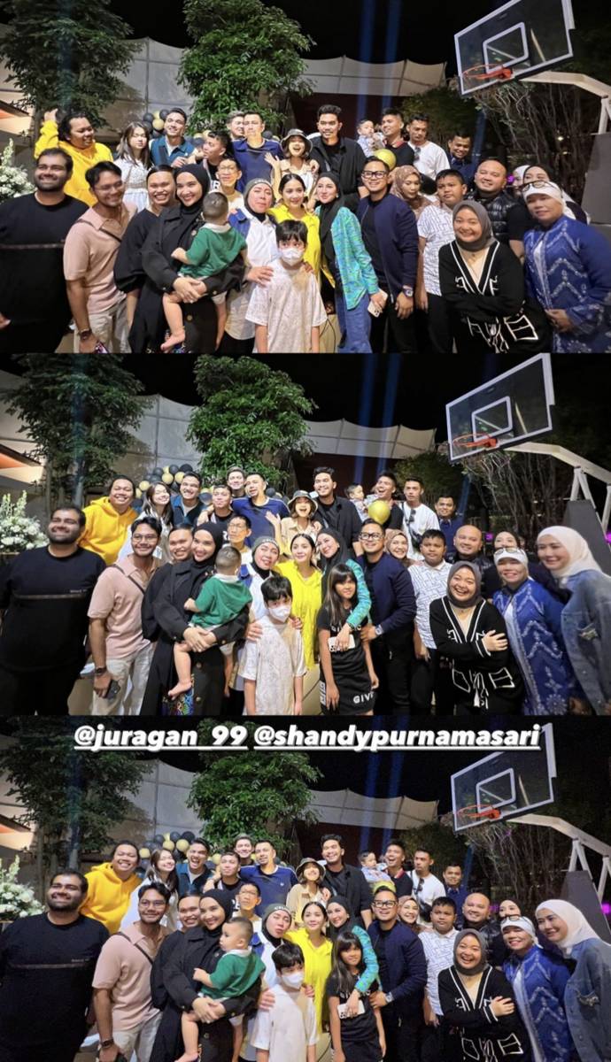 momen ulang tahun Gilang Juragan99 (instagram.com/fuji_an)