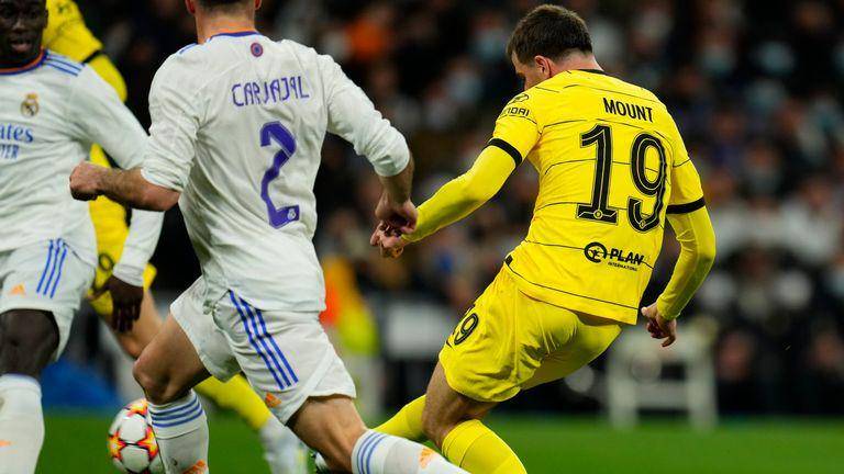 Chelsea vs Real Madrid pada babak perempat final UCL 2021/2022. (skysports.com)