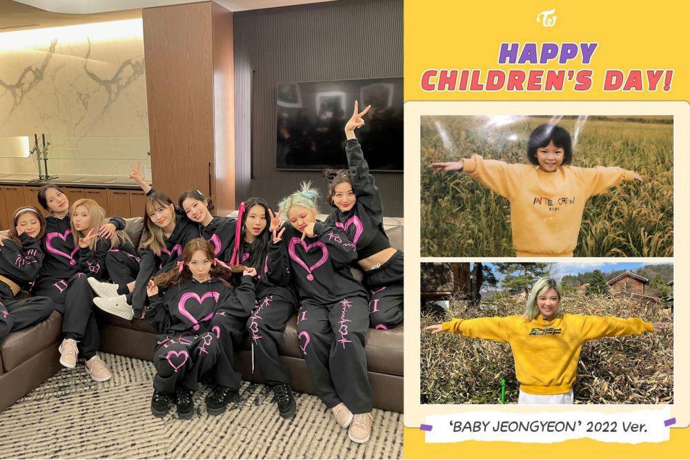 Ikut Rayakan Children's Day, 9 Member TWICE Reka Ulang Foto Masa Kecil