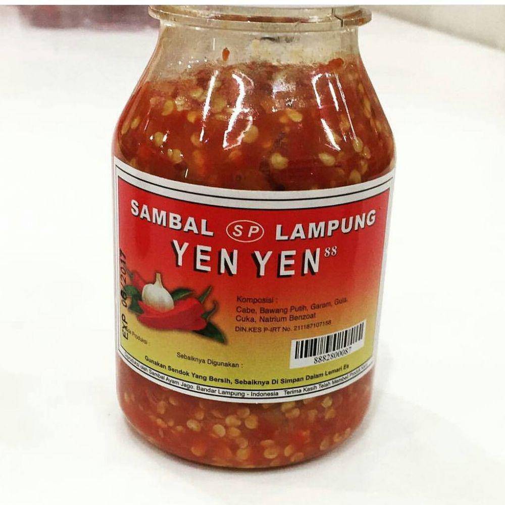 potret sambal Lampung Yen Yen (instagram.com/jesikajuvenia)