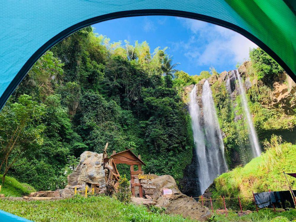 10 Potret Air Terjun Bantimurungna Gallang di Gowa, Panoramanya Elok!