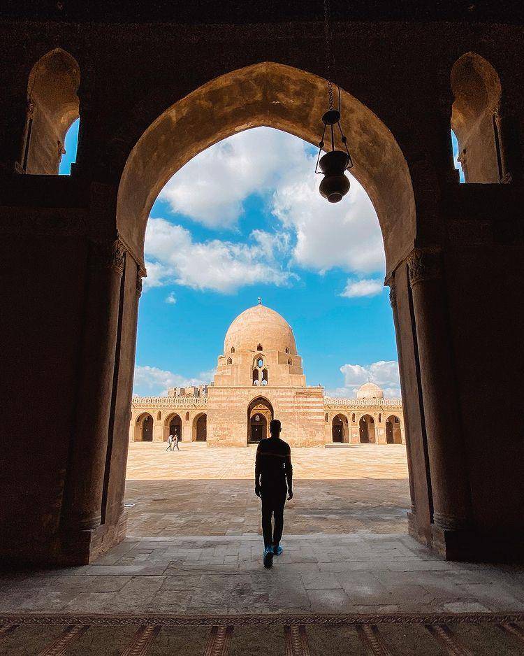 Mosque of Ibn Tulun di Mesir (instagram.com/ahilalz)