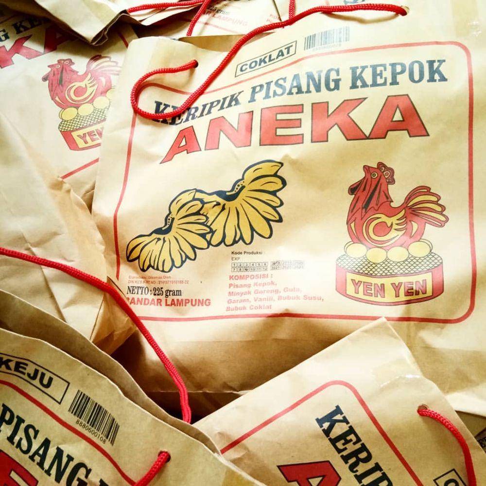 potret keripik pisang Aneka (instagram.com/keripik_lampung)