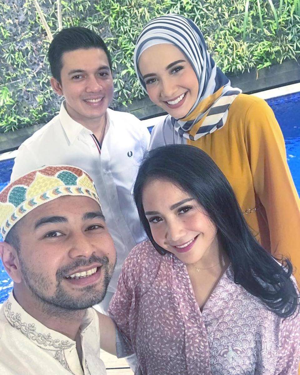 Raffi Ahmad, Irwansyah, dan Zaskia Sungkar (Instagram.com/irwansyah_15/)
