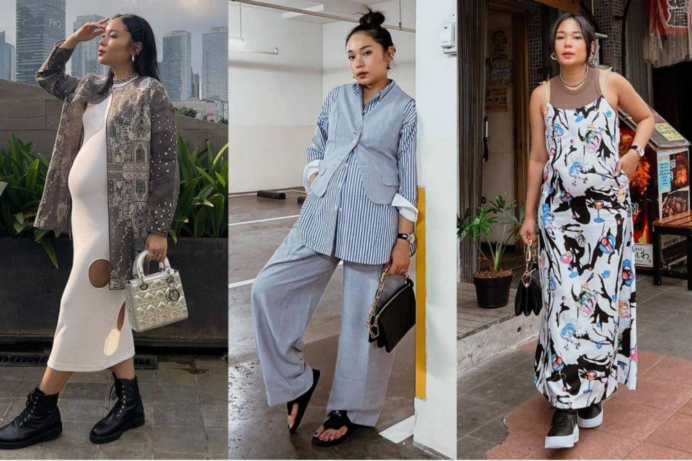 9 OOTD ala Alya Dimitri saat Pamerkan Baby Bump, Tetap Saja Elegan!