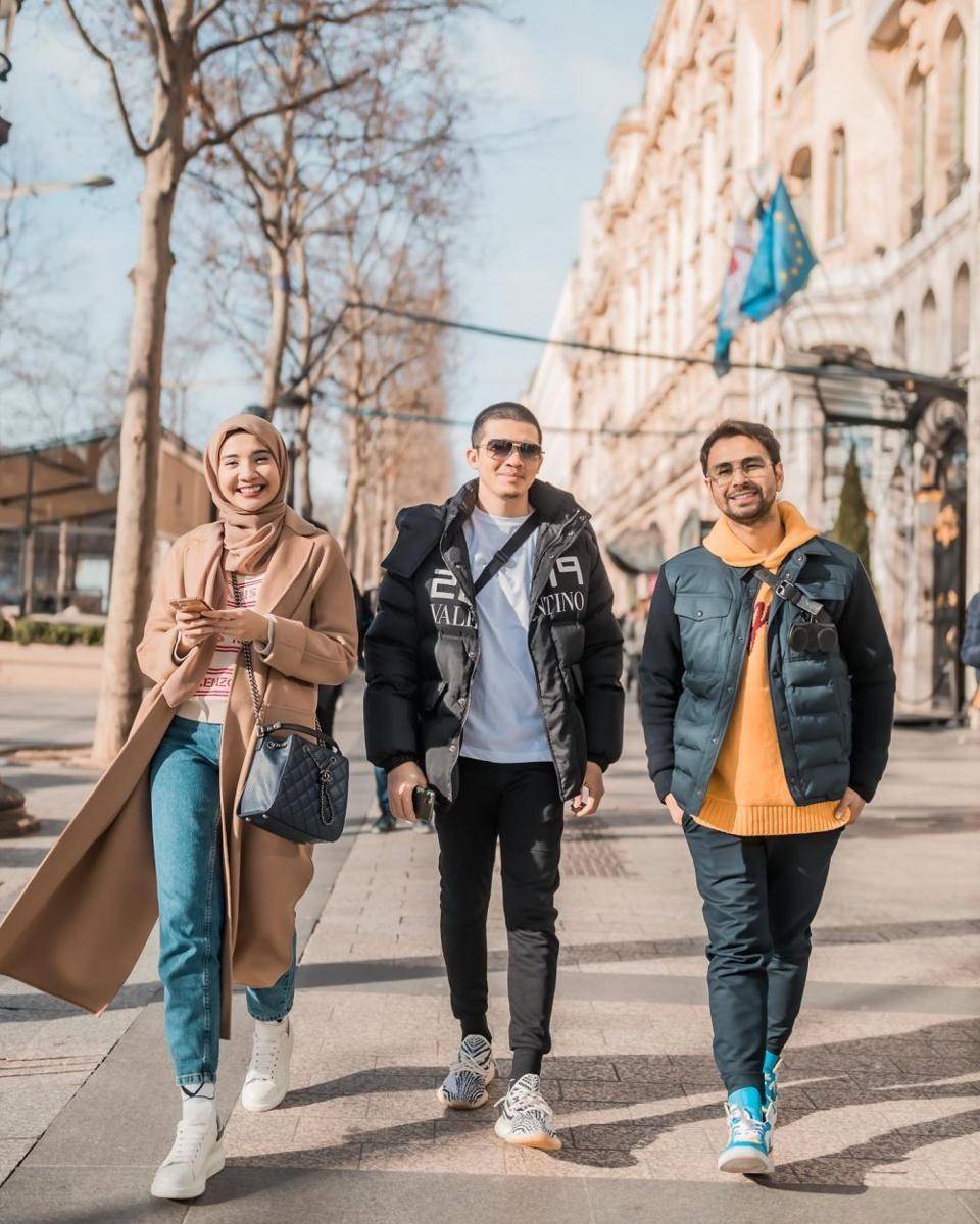 Raffi Ahmad, Irwansyah, dan Zaskia Sungkar (Rufusazarya via Instagram.com/irwansyah_15/)