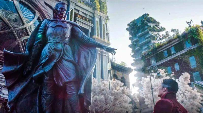 Patung Doctor Strange di Bumi-838. (Dok. Marvel Studio/Doctor Strange in the Multiverse of Madness)