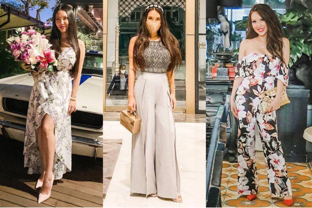 9 Inspirasi OOTD ala Vindy Lee dengan Outfit Bermotif, Menawan!