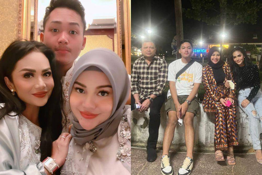 potret kedekatan Aurel dan Azriel dengan Krisdayanti (instagram.com/krisdayantilemos)