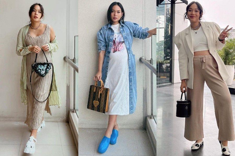 10 OOTD Modis ala Selebgram Ayla Dimitri, Bumil yang Selalu Stylish
