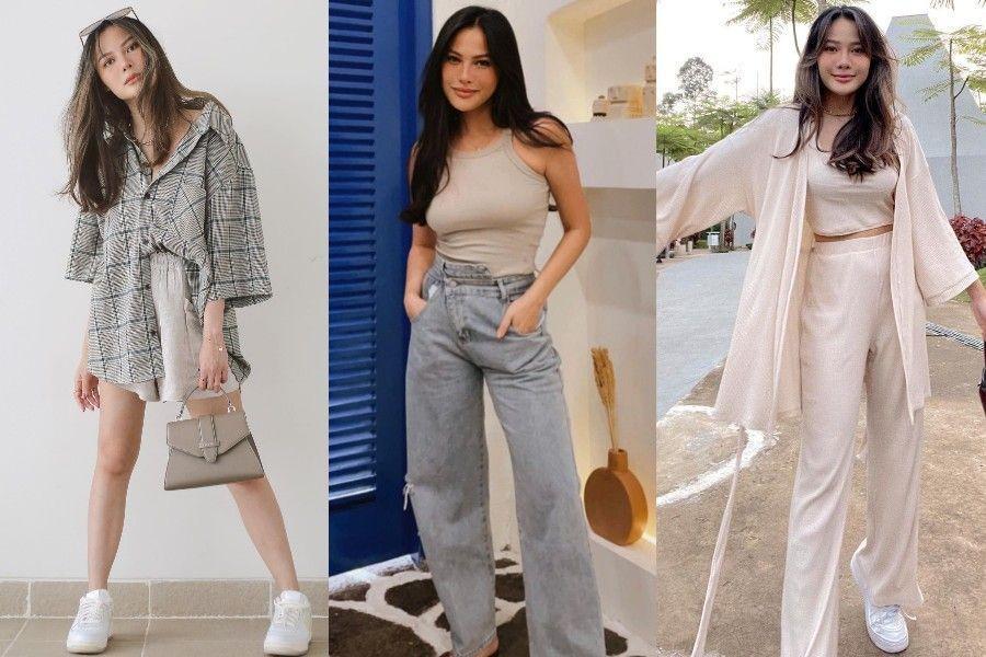 9 OOTD Simpel tapi Modis ala Vinna Gracia, Jago Mix and Match