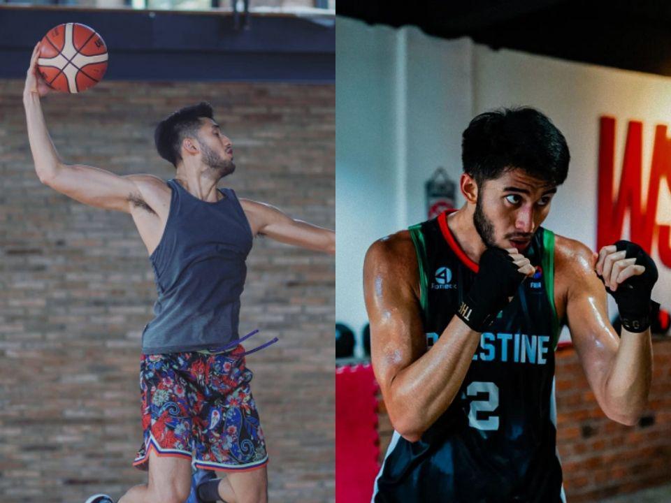 10 Potret Sabda Ahesa saat Main Basket dan Tinju, Banjir Keringat!