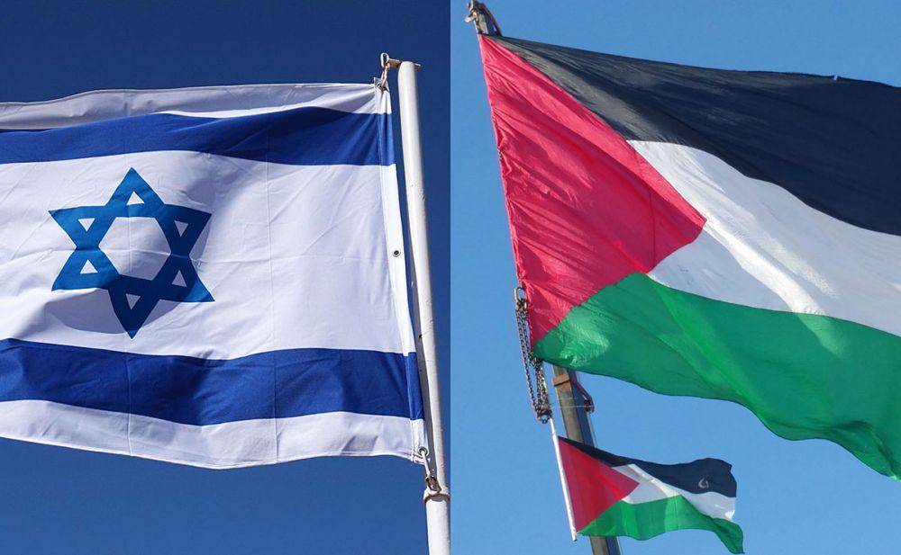 Bendera Israel dan Bendera Palestina (churchofscotland.org.uk)