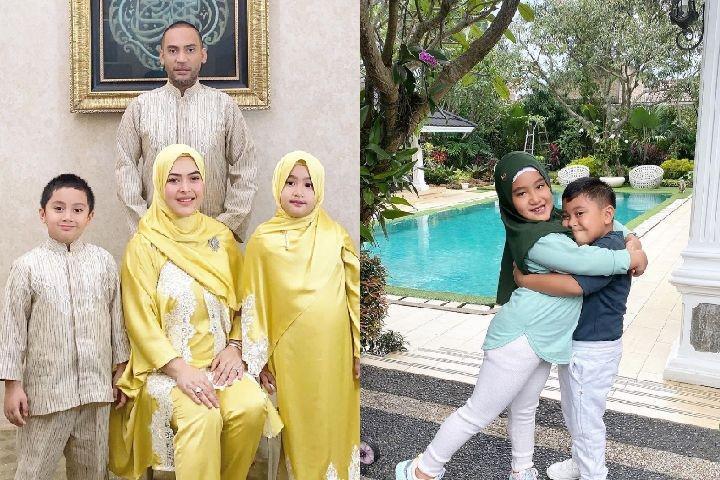 10 Potret Raja dan Ratu Keponakan Kembar Syahrini yang Siap Jadi Kakak