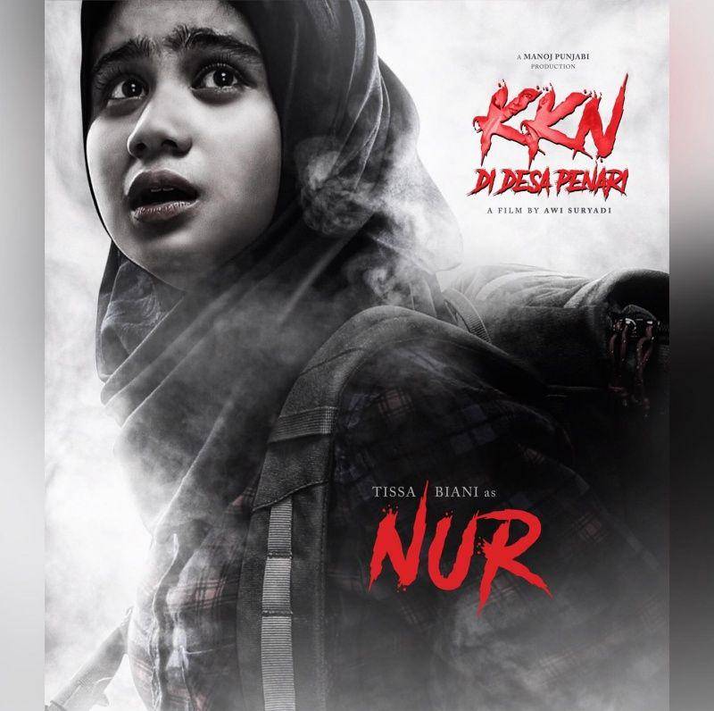 Tissa Biani alami kesurupan saat pulang syuting. (Instagram.com/kknmovie)