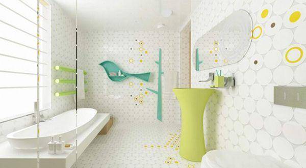 ilustrasi kamar mandi anak-anak (pinterest.com/Home Design Lover)