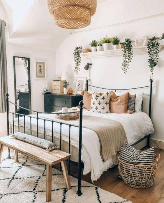 ilustrasi kamar tidur musim gugur (pinterest.com/Viva Decora)