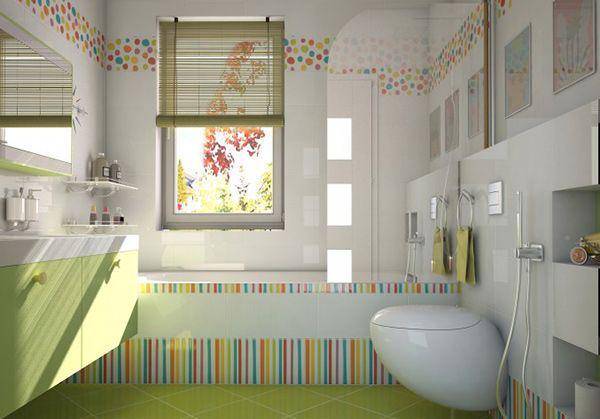 ilustrasi kamar mandi anak-anak (pinterest.com/Home Design Lover)