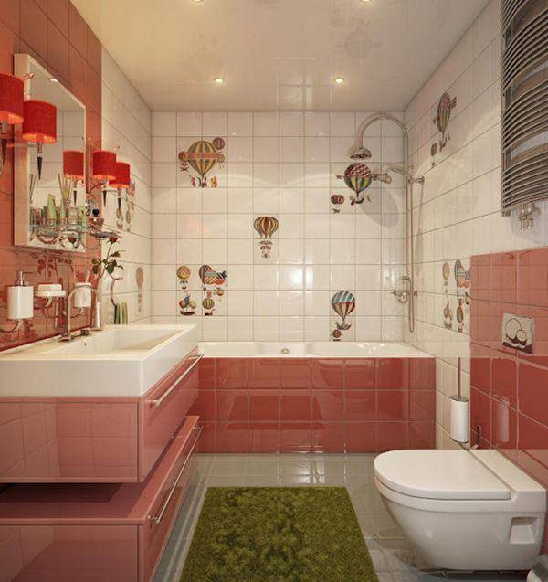 ilustrasi kamar mandi anak-anak (pinterest.com/Home Design Lover)