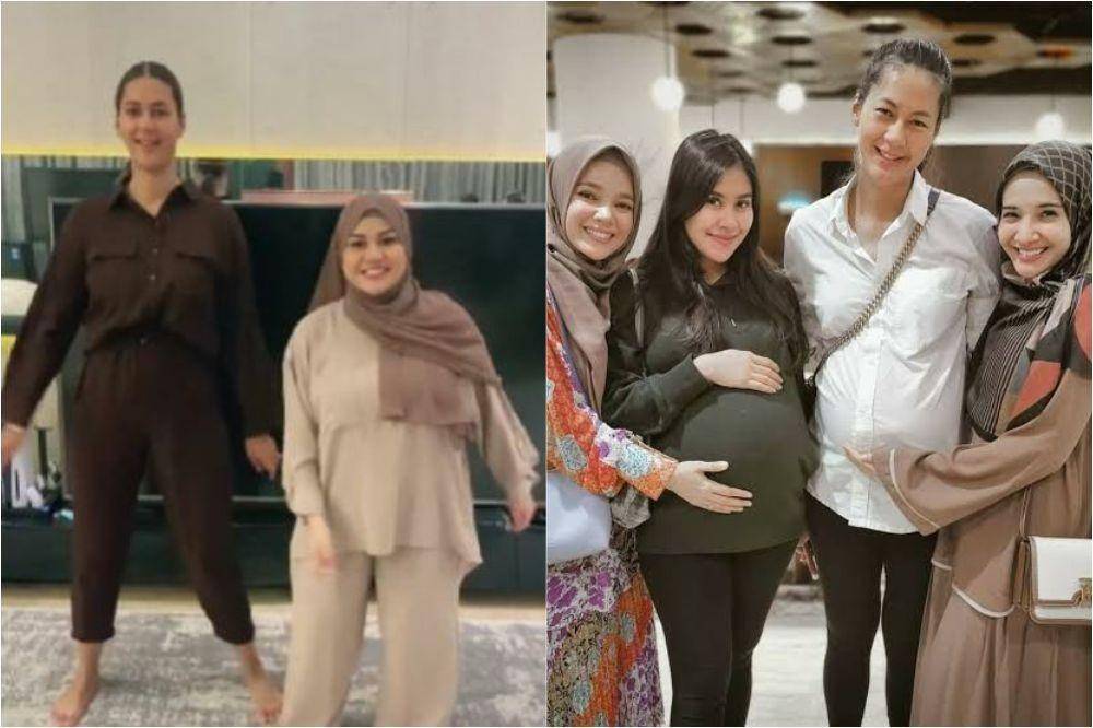 Paula Verhoeven dan rekan artisnya (instagram.com/baimwong)