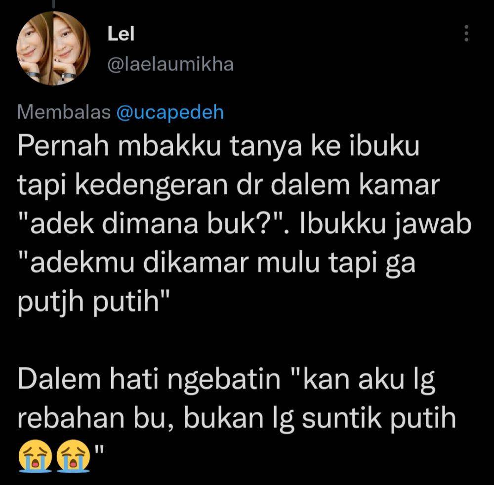 alasan anak gak pernah keluar rumah yang bikin ngakak (twitter.com/laelaumikha)