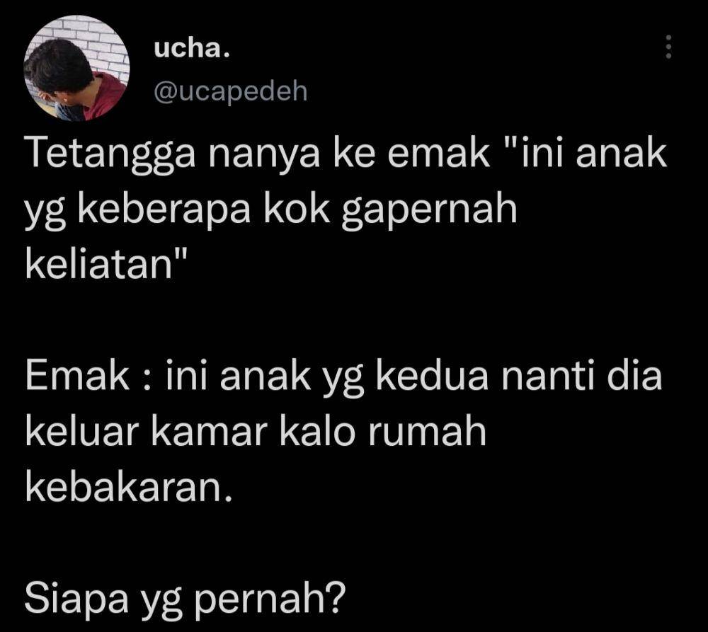 alasan anak gak pernah keluar rumah yang bikin ngakak (twitter.com/ucapedeh)