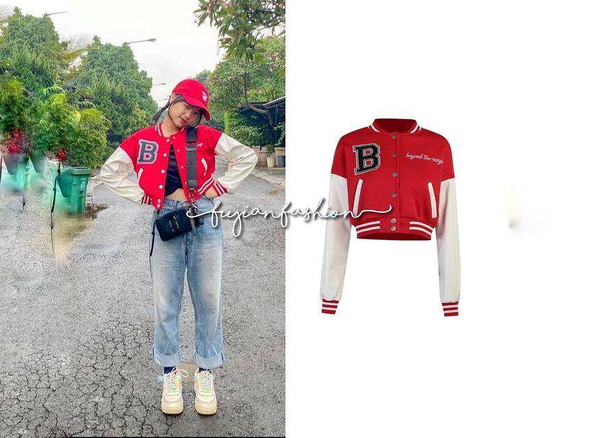 jaket kece yang dipakai Fuji (instagram.com/fujian.fashion)