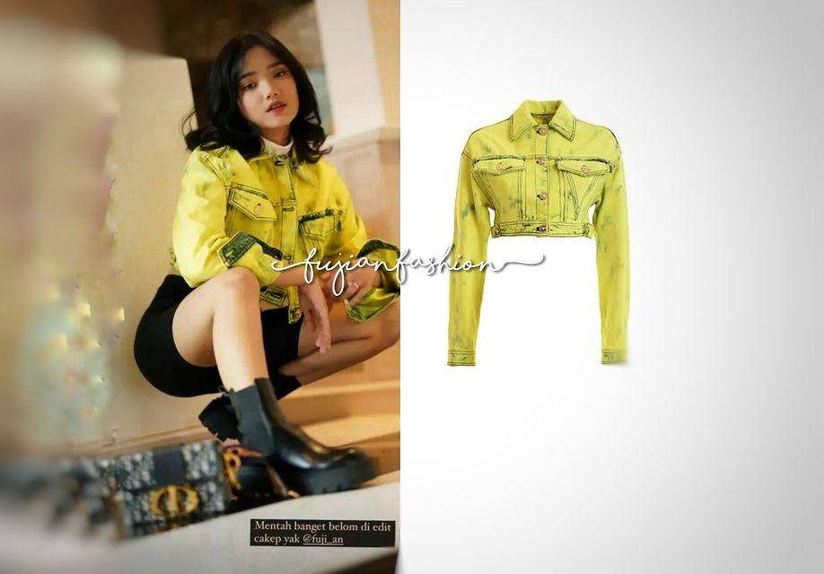 jaket kece yang dipakai Fuji (instagram.com/fujian.fashion)