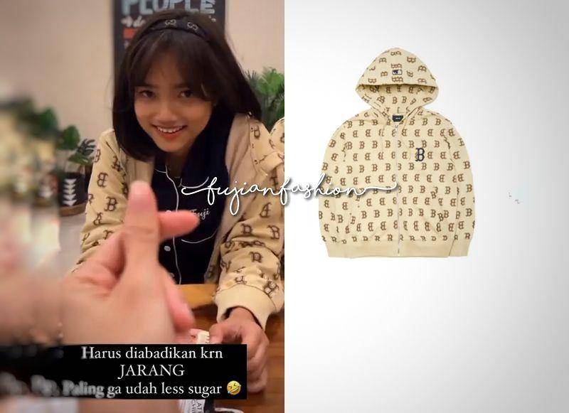 jaket kece yang dipakai Fuji (instagram.com/fujian.fashion)