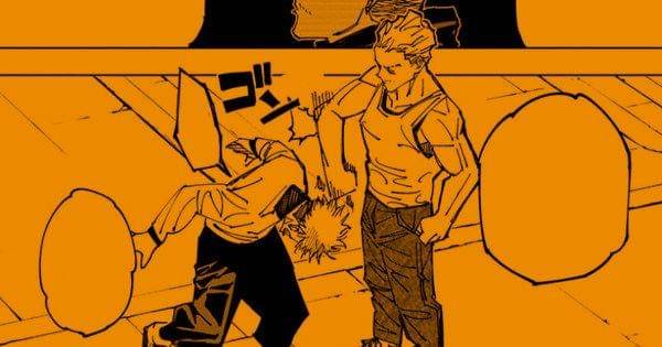 Hakari memukul Yuji ( Dok. Shueisha / Jujutsu Kaisen )