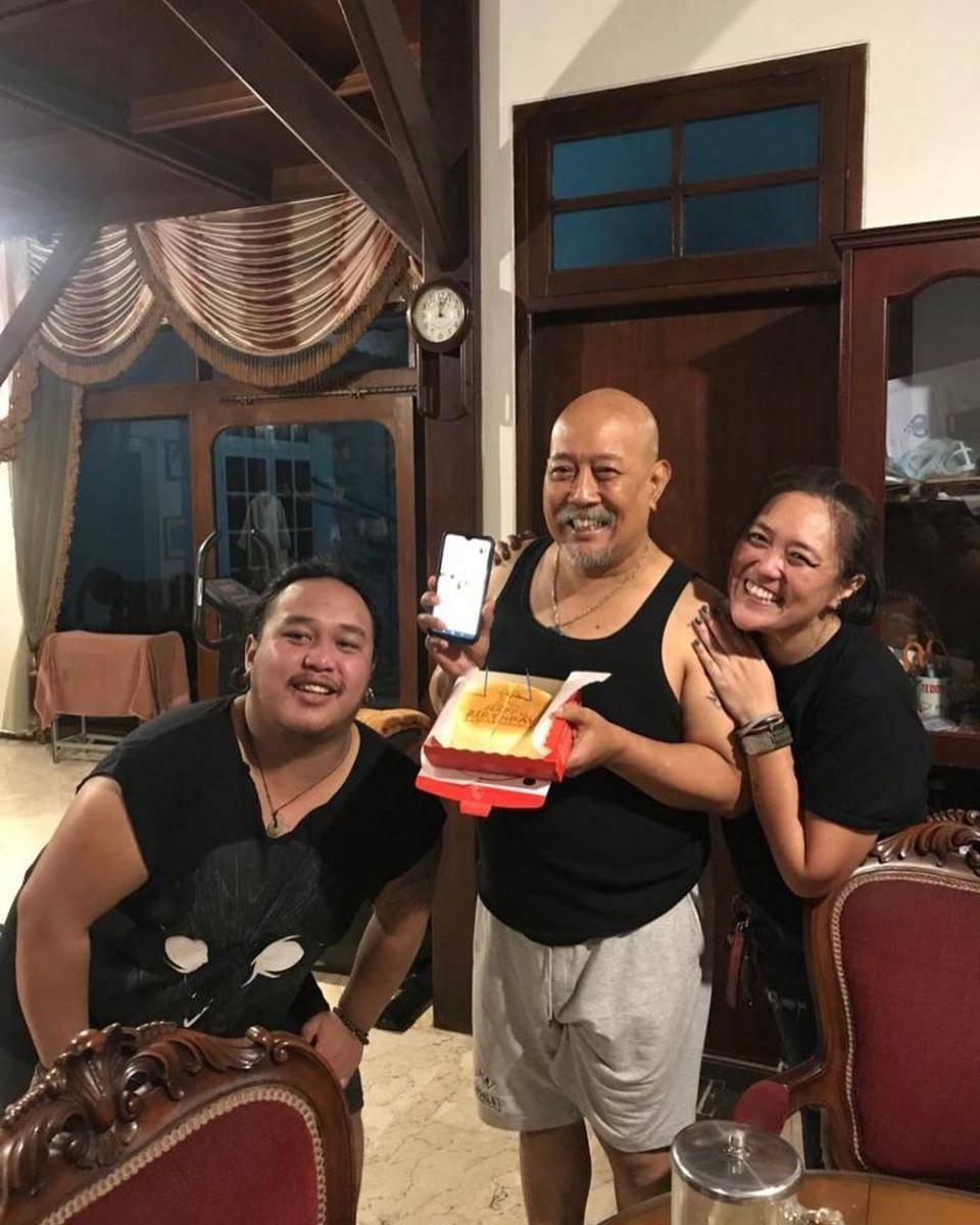 potret ultah Indro Warkop (instagram.com/indrowarkop_asli)