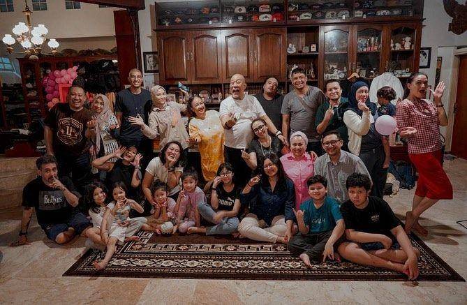 potret ultah Indro Warkop (instagram.com/ipoet7)